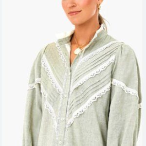 Pomander Place Laurel Green Jolene Midi Dress